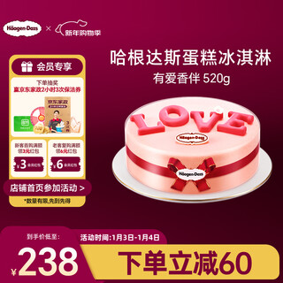 Haagen-dazs you love sweet cake ice cream 520g/6 inches birthday cake real door delivery birthday gift
