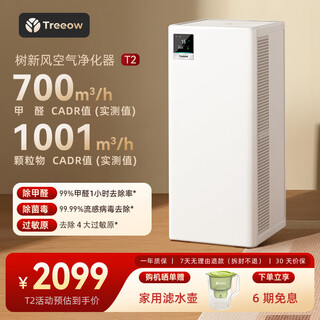 Shuxinfeng air purifier removes formaldehyde, odor, removes bacteria and removes allergies, certified household large space full-effect purifier t2