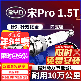 Paisu 19-25 byd song pro 1.5t double iridium spark plug original factory adapted car burner 9917