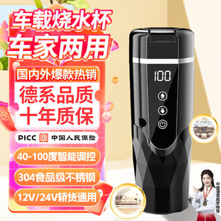 Enboxheng portable water cup car 12v/24v universal electric heating kettle 100 degree thermos cup car travel thermostatic cup