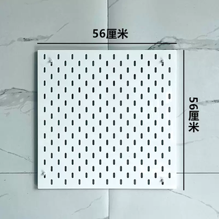 Yusenyi can customize acrylic hole board without punching for home kitchen hanging board wall storage rack hanging board wall storage rack acrylic white width 56x height 56 cm 56 layers