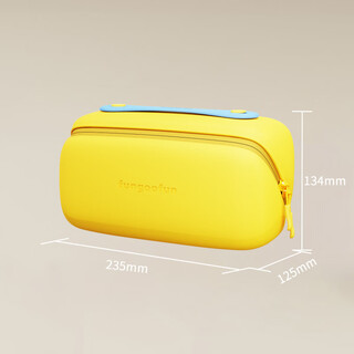 Complete new product dopamine cosmetic bag for women 2025 new high-end portable large capacity outdoor waterproof portable washable yellow