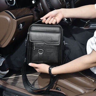 Business men's shoulder bag crossbody bag multifunctional casual handbag cljn business men's shoulder bag jd black