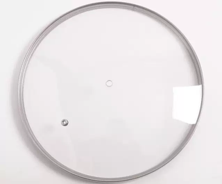 Yusenyi 40cm pot lid, frying pan lid, stainless steel edge-wrapped glass lid, tempered glass lid, 40cm frying pan lid, glass lid