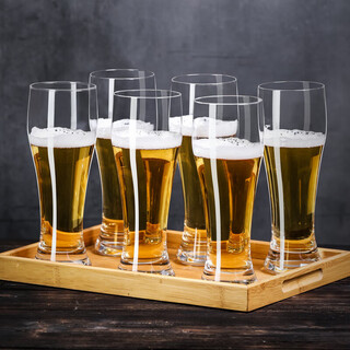 Multipotent thickened high borosilicate beer cup hercules cup same style beer cup free drinking cup 6 pack 450ml