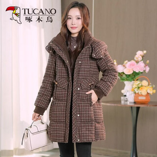 Woodpecker young mother down jacket winter style fashionable 2025 new middle-aged and elderly women autumn and winter warm woolen jacket