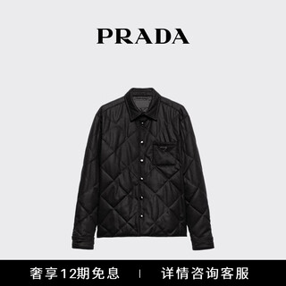 Prada/prada gift men's cashmere blend shirt black m