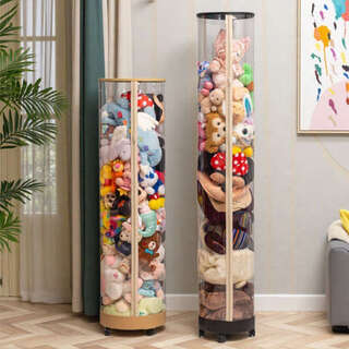 Fantasy empty bottle storage bucket beer can basketball store atmosphere decoration doll plush yard display zipper style gilt metal cover 28x150cm