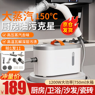 Truex high-temperature steam cleaning machine household small handheld kitchen range hood oil stain air-conditioning cleaning machine whole house cleaning artifact high-pressure all-in-one multi-function decontamination machine high-temperature steam dissolving one machine multi-purpose handheld steam cleaning machine