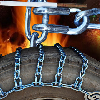 Special anti-slip manganese steel for workhorse trucks, extra coarse density, semi-trailer, passenger car, engineering vehicle, snow and mud, large vehicle steel strips 900-20 bold 26 kg 2 pack