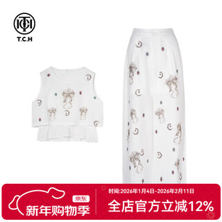 Tch light luxury trendy brand fashion bow hot diamond casual temperament gentle style vest suit for women t75b07e1043 white s 95-110jin jin is equal to 0.5 kg