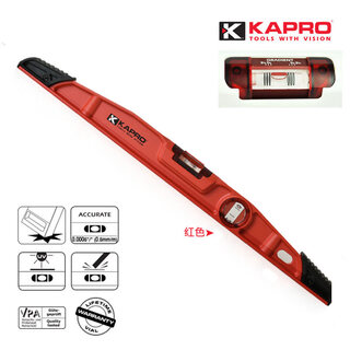 Kapro high-precision cast aluminum masonry level 930 mini magnetic double vision israeli kaipulu/jiabao 930-40cm (non-magnetic)