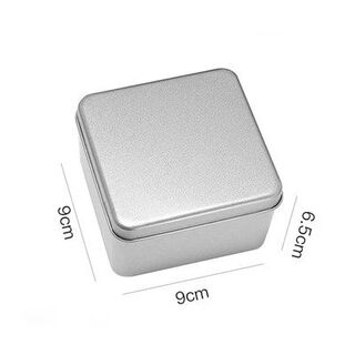 Mousse box tinplate soy milk pastry jar dessert tin box tiramisu packaging box 48 pieces 95*95*64mm