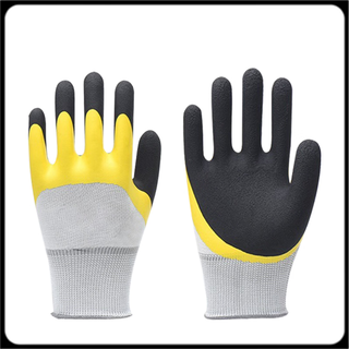 Fantasy gardening gloves storle gardening gloves women's anti-slip, anti-thorn, waterproof flower planting rose rose weeding protection special white gauze yellow