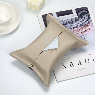Yusenyi tissue box paper box living room desktop home car restaurant cafe ins style tissue set simple nordic style milk coffee color