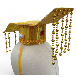 He jiagong emperor's hat dragon picture headdress creative costume hat costume crown children's adult birthday photo props gift creative crown (cardboard material)