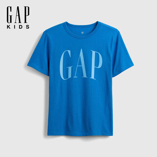 Gap boys 2026 spring new cotton printed letter logo short sleeve t-shirt children's clothing us version 890444