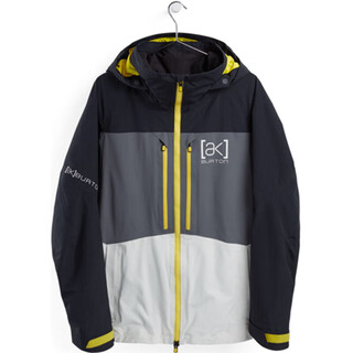 Burtonak ski suit swash cyclic william chan's same style for men and women, windproof, breathable and warm swash black, white and gray m