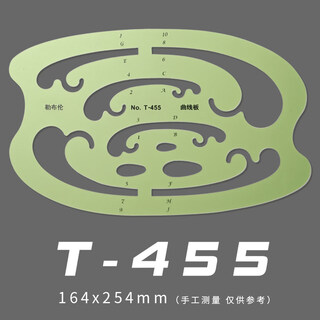 Shantou lincun jewelry design template ruler lebrun jewelry design ruler hand-painted gemstone drawing ruler entry tool soft ruler t777-1 set t777-2 special template a bendable t-455