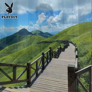 花花公子（PLAYBOY）翻领皮衣夹克外套男士春秋青年潮牌港风休闲皮衣格子撞色痞帅上衣 黑色 XL