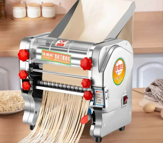 Yusenyi pure copper motor stainless steel electric noodle machine household commercial small noodle machine fully automatic rolling out dumpling skin noodles knife-free kneading type 160 (pure copper motor)