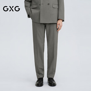 GXG男装 商场同款浅咖色合体套西西裤 2026春季新品G26X145014 浅咖色 M