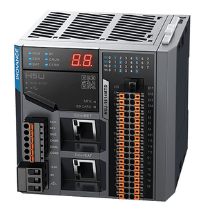 Inovance's new h5u series plc controller 8-axis 16-axis 32-axis 1614mtd with io expansion module gl10 8-axis _h5u-1614mtd-a8