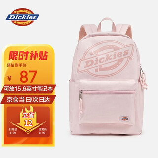 Dickies backpack women's large-capacity travel bag computer bag school bag female college student junior high school student high-looking youth pink