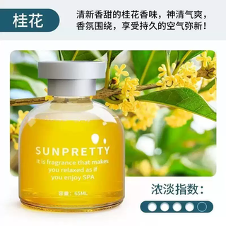 Yusenyi ornaments, high-end car aromatherapy, long-lasting light fragrance, car-mounted men's perfume, special odor-removing osmanthus, pure cultivated osmanthus extra large bottle 65ml (1 bottle) pure cultivated osmanthus extra large bottle 65ml (1 bottle)