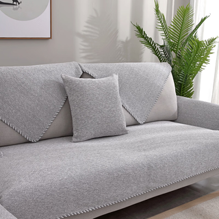 Yusenyi sofa cushion universal color cushion sofa cover cover elegant gray 70x180