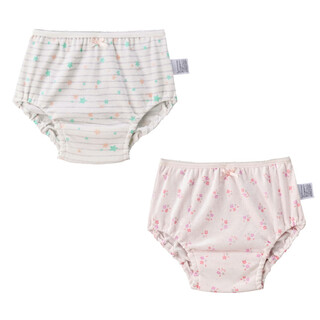 Mikihouse children's underwear star-shaped frame and small flower shorts set 90cm-140cm japan direct mail white(01) 100