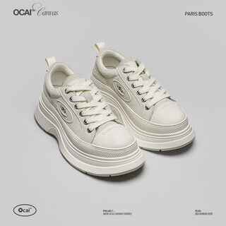 Ocai paris boots milkshake white thick-soled canvas shoes milkshake white 35