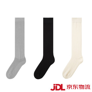 Shangsen faction (senpice) shangsen red pile socks spring and autumn mid-calf stockings small leather shoes with pile socks pack 3 pairs one size fits all size 35-39