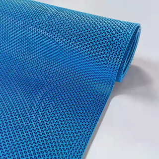 Yusenyi simple style pvc non-slip floor mats large area waterproof floor mats suitable for bathrooms and toilets blue 5.0mm encryption 0.9 meters wide x 2 meters long