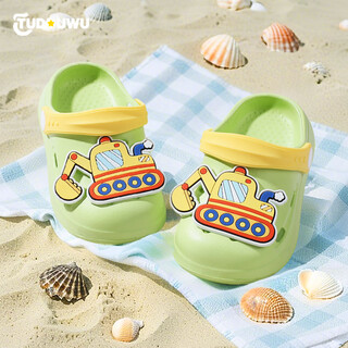 Potato house children's slippers for boys and girls soft-soled non-slip summer slippers cute cartoon baby hole shoes 160 size