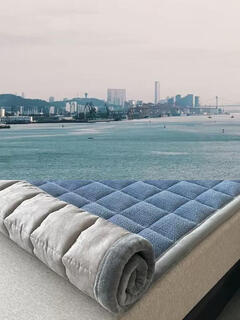 Yusenyi thick cushion velvet sheet rice soft cushion rice mattress 5x21 milk household flannel non-slip warm blanket for the bottom klein blue 1 piece klein blue bed sheet three-piece set 150x200cm-pair of pillowcases (antibacterial and anti-mite, soft and skin-friendly)