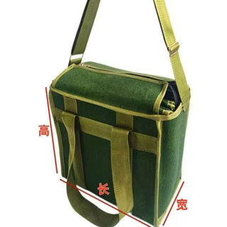 An junsheng canvas tool bag tool handbag zipper type portable wear-resistant storage bag large capacity thickened repair electrician bag thickened multi-functional model length 29 height 29 width 17