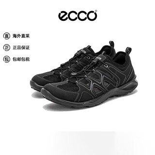 Ecco river tracing shoes for men, mesh breathable outdoor multifunctional shoes, hot cool series 825774 51052 black 42