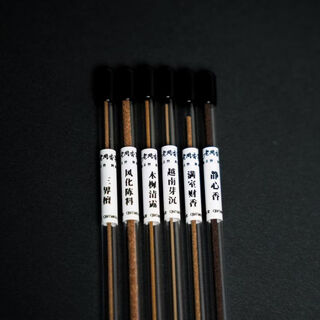 Shantou lincun high-end natural sandalwood, cypress, guicai six-in-one chinese style incense stick 0 month trial event