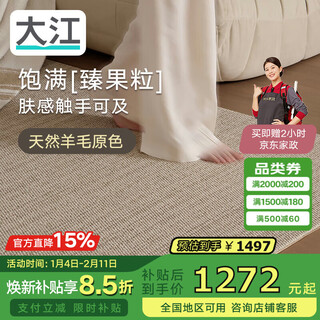 Dajiang dazhai comes standard with new zealand wool carpet for living room 2025 new style light luxury high-end home 200x300cm
