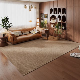 Fantasy carpet style living room carpet floor mat tea fragrance + light cardinal color woven pineapple circle 400x500cm