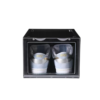 Yusenyi swoosh magnetic acrylic shoe box storage box transparent aj football shoes anti-oxidation plastic home shoe cabinet shoe wall magnetic black 8 pieces magnetic black 8 pieces 34x26x19cm 34 34x26x19cm