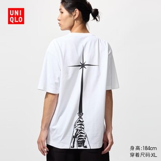 Uniqlo men's and women's ut magic for all printed t-shirt/short-sleeved t-shirt 485043 00 white 4xl