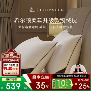Kangersin pillow core hilton 100s five-star hotel down pillow type a 95% white goose down pillow single 74*48cm