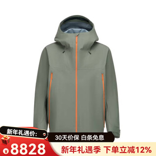 Descente snowboardrwsbgtx windproof, waterproof, breathable hooded loose long-sleeved ski jacket kk 2xl