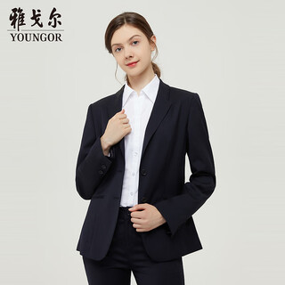Youngor (youngor) suit women's 803 style suit top quality wool blended women's suit classic style suit group buying link navy blue 2xl 170/96a
