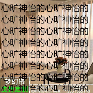 Yusenyi chengdu customized electric manual dream curtain vertical vertical blinds living room blackout white gauze curtain balcony partition curtain ai intelligent motor 480 yuan 1 piece other