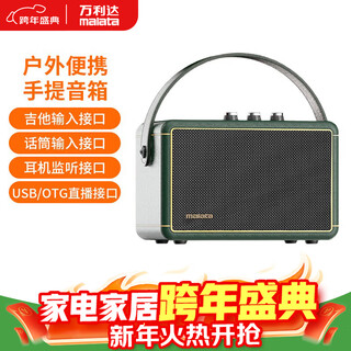 Malata outdoor square dance electric acoustic guitar bass folk singing instrument speaker musical instrument singing speaker