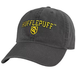 哈利·波特（Harry Potter）正版男女帽Hufflepuff赫奇帕奇棒球帽 刺绣可调节休闲帽哈迷礼物 炭灰色 均码