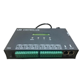 Led programmable mai jazz magic light with controller dmx512 controls full-color running water marquee light bar upgraded model black dmx512